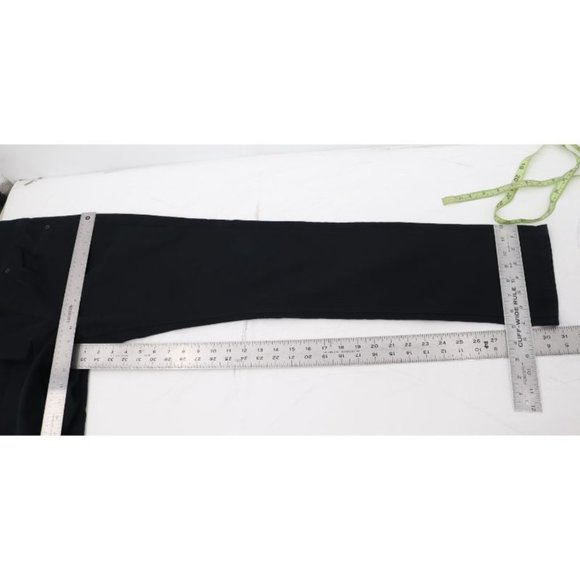 SPANX Jeans Womens Size 31 Signature Waist Straight Leg High Rise Black stretch - Picture 12 of 13